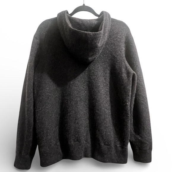 Cashmere The Gentleman's Washable Sweater Hoodie Style Hammacher Schlemmer